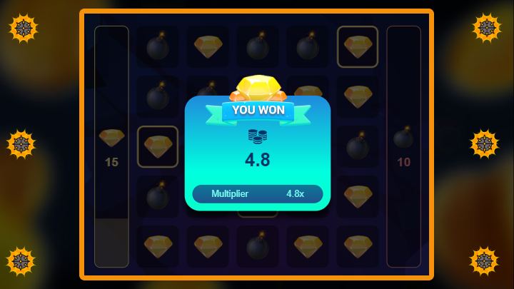 Mines Funky - play for money in an online casino