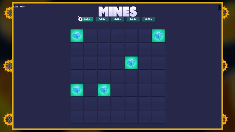 Mines Hacksaw juego - jugar por dinero en un casino en línea